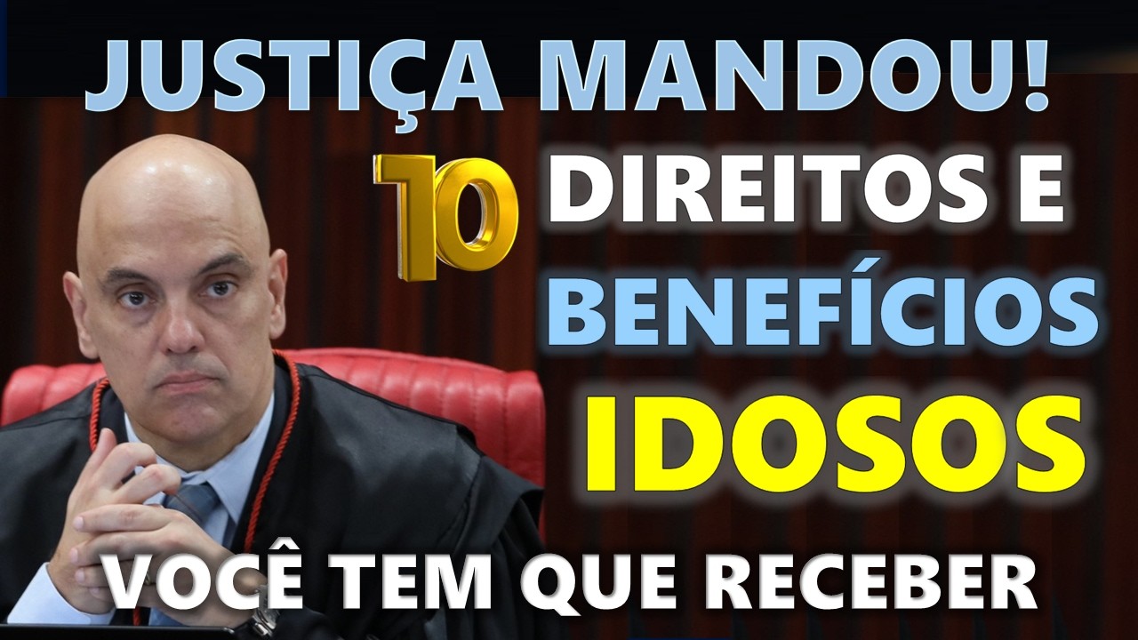 AGORA É LEI. 10 DIREITOS PARA IDOSOS COM MAIS DE 60 ANOS! CONFIRA LISTA ATUALIZADA DE DIREITOS