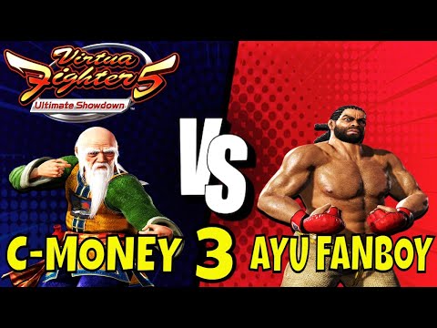 VF5US- C-MONEY VS AYU FANBOY 3! (Shun Di Gameplay)