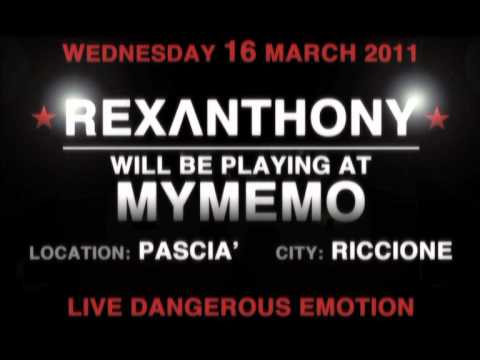 [techno] REXANTHONY - live at MYMEMO - 16.03.2011 (PASCIA', Riccione)