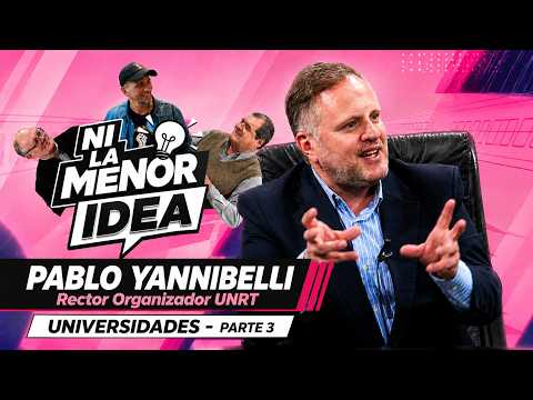 PABLO YANNIBELLI - Rector Organizador de la Universidad Nacional de Río Tercero.