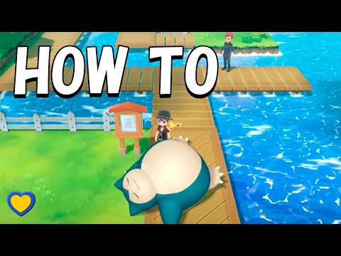 HOW TO Encounter Sleeping Snorlax in Pokémon Let's Go Pikachu & Eevee