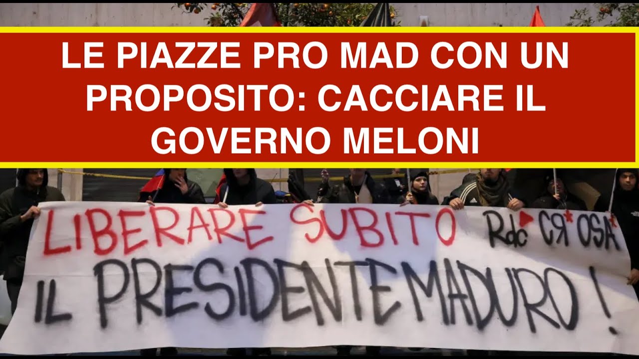 LE PIAZZE PRO MAD CON UN PROPOSITO: CACCIARE IL GOVERNO MELONI