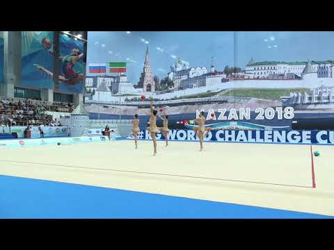 Team Switzerland - 3 balls 2 ropes WCC Kazan 2018 AA 15.400