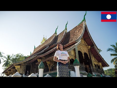 Maiores templos em Luang Prabang: Wat Xieng Thong, Wat Mai | Cultura do Laos Sai Bat: Kissa's Vlog #36
