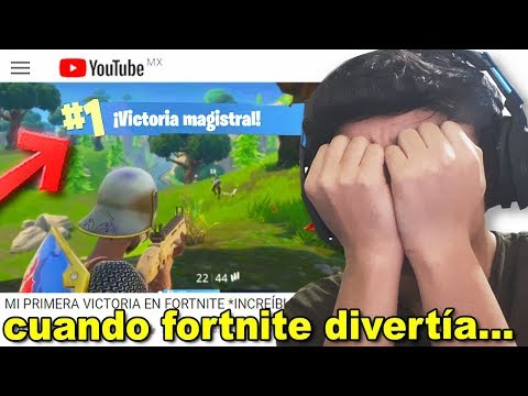 Reaccionando a mi primera VICTORIA de FORTNITE... (Temporada 2)