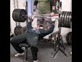 190kg close grip bench press, bodyweight 90kg