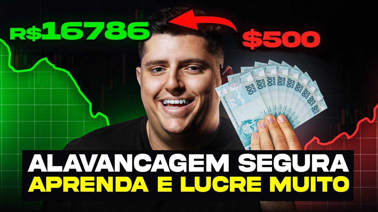 ALAVANCAGEM SEGURA de $500 para R$16786 com Trade de Opções Binárias (Mostrei na Prática Sem Cortes)