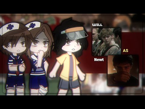 Stranger Things react to Will as Newt | part 2 • gacha club x the maze runner x stranger things