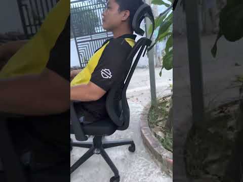 Ghế Xoay Văn Phòng Tựa Đầu Tay Chữ T - GX21