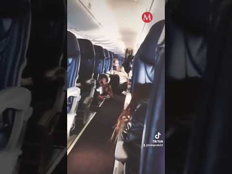 TERROR EN AVIÓN DE PASAJEROS #viral #trending #culiacan