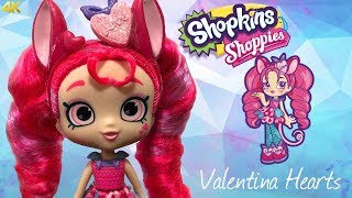 Shopkins Wild Style Shoppies Valentina Hearts Doll Review in 4K