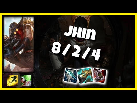 Jhin vs Samira NA Challenger BOT (8/2/4) - v11.1