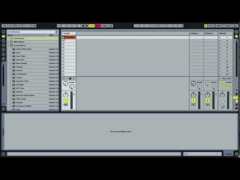Ableton Live - Effects Racks Fade Zone Behavior
