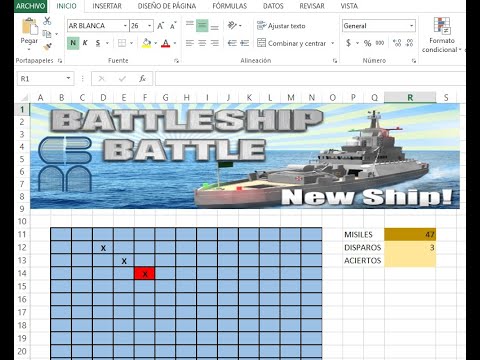 JUEGO DE BATTLE SHIP EN EXCEL