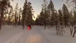 preview picture of video 'Snowscooter Safari Harriniva Muonio Finland (Lapland) Part2 UNCUT'
