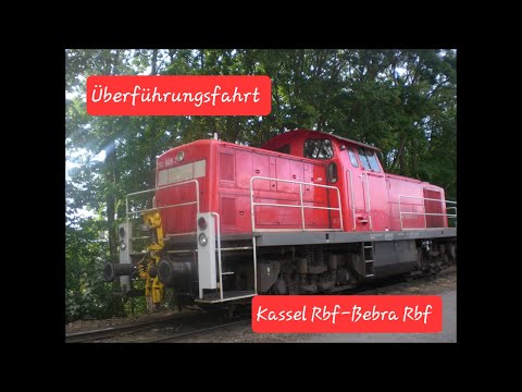 02. Führerstandsmitfahrt/Driver's cab ride: Kassel Rbf - Bebra Rbf