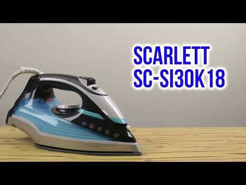 Утюг Scarlett SC-SI30K18 синий - Видео
