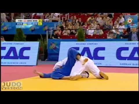 Judo European Championships 2013: Levan TSIKLAURI (GEO) - Vitalii DUDCHYK (UKR) Repechage [-81kg]