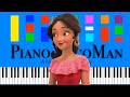 Disney Elena Of Avalor Theme Song Slow Easy Medium Piano Tutorial 4K