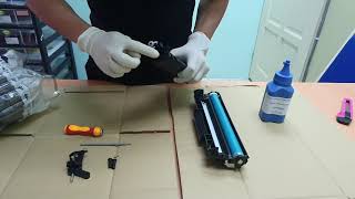 #TUTORIAL (EP1) 5 MINUTE HP LASERJET P1102 TONER REFILL.