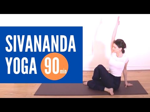 Sivananda Yoga Class - 90 minutes - YouTube