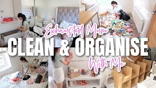EXHAUSTED MUM! CLEAN WITH ME (Realistic)