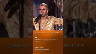 give peace a chance all 4 Beatles NOT AI