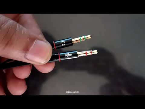 Sounce Gold Plated 3.5 mm Headphone Splitter for Computer 2 Male to 1 Female 3.5mm Headphone Mic