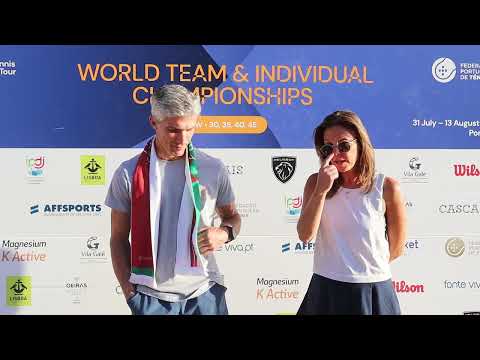Campeonato do Mundo Individual de Veteranos — Paula Martins e Pedro Vitorino Dia 1
