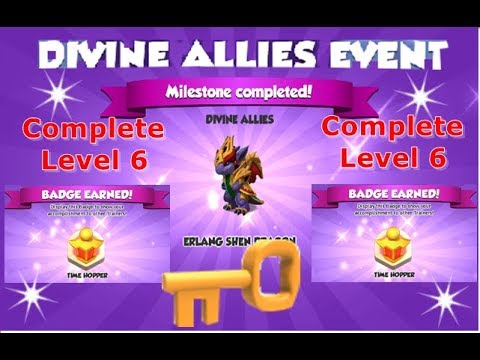 Divine Allies Event-Dragon Mania legends | Complete Level 6 | Castle Event | Divine Dawn | DML