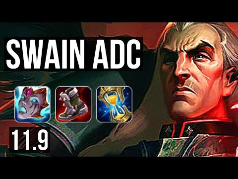 SWAIN & Pantheon vs XAYAH & Pyke (ADC) | 700+ games, Godlike, 13/6/19 | KR Diamond | v11.9