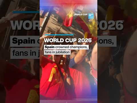 World Cup 2026: Spain crowned champions, fans in jubilation