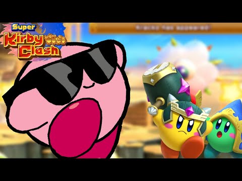 Super Kirby Clash- Carrying Players Online