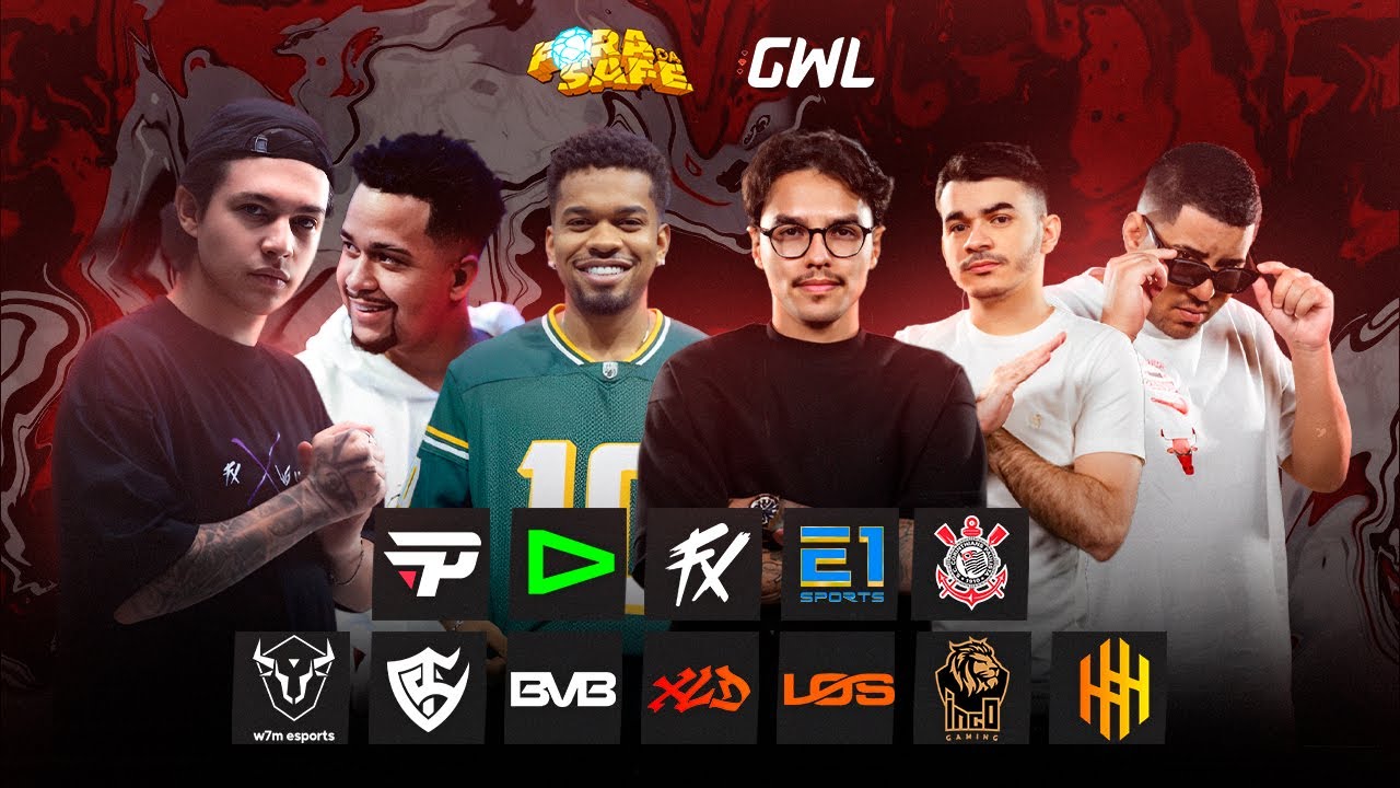 🔴 GRANDE FINAL DA GWL COM O FORA DA SAFE - LOUD, FLUXO, PAIN, ETC.. 🔴 #FORADASAFE