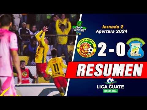 VICTORIA DE LOS LEONES/ Marquense 2 vs Mixco 0 / Jornada 2 Apertura 2024 -RESUMEN-