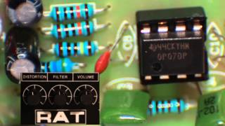 Video thumbnail for Test PROCO RAT 2 0P07DP VS LM308N CHIP by Mariano Fernandez Calabro