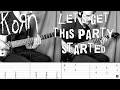 Korn Let S Get This Party Started Guitar Cover Tab