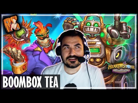BOOMBOX + TEA MASTER MENAGERIE! - Hearthstone Battlegrounds