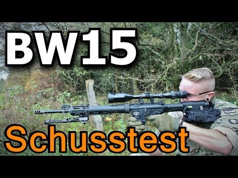 King Arms "BW15" Sniper SCHUSSTEST (GsP Airsoft) GERMAN