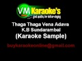 Thaga Thaga Vena Adava Karoake K B Sundarambal Karaoke