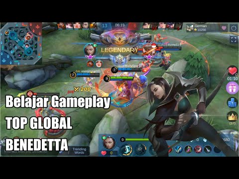 BENEDETTA Overpowered Assassin | TOP GLOBAL Benedetta By .German | Mobile Legends: Bang Bang