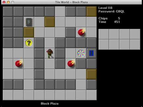 Let's Play Chip's Challenge: Walls of CCLP4 - Part 28 - Big Block Bonanza