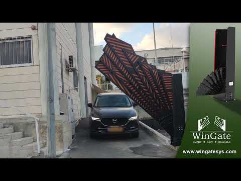 WinGate  smart entrance systems. patent protected Fan shaped gates.