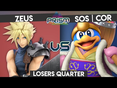 PRISM 209 - Zeus (Cloud) vs. SOS | Cor (King Dedede) - Losers Quarter - Smash Ultimate Singles