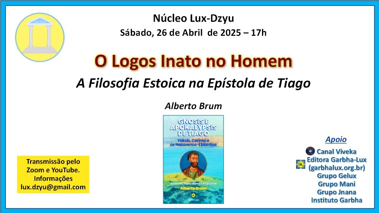 O LOGOS inato no Homem - A Filosofia ESTOICA na Epístola de TIAGO