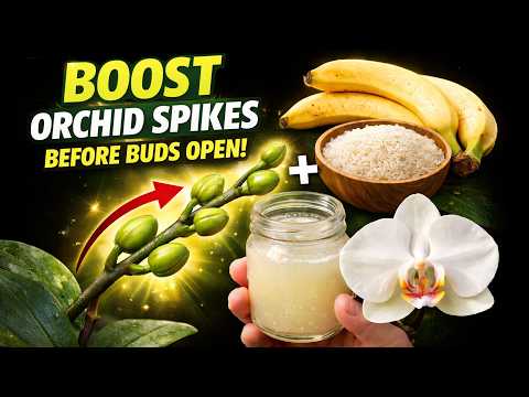Before Your Orchid Buds Open – Add This for Stronger Spikes