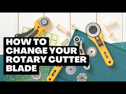 How to change the blades in your Rotary Cutter (Fiskars & OLFA)