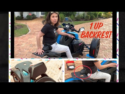 Can Am Ryker 1up Backrest. EASY install and review.