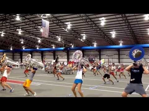 Bluecoats side 2 2013 Finals day run through