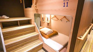 A 15-Hour Travel to a Capsule Hotel on the Ferry. Osaka to Kagoshima solo travel Japan